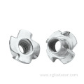 Stainless steel Tee Nuts with Pronge M4-M10